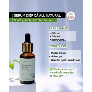Tinh chất diếp cá 다자연 ALL NATURAL HOUTTUYNIA CORDATA CARE SERUM