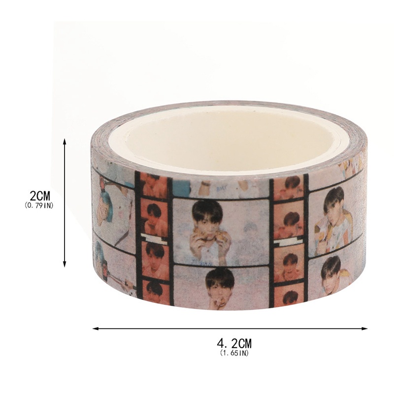 Cuộn băng dính in hình nhóm nhạc BTS