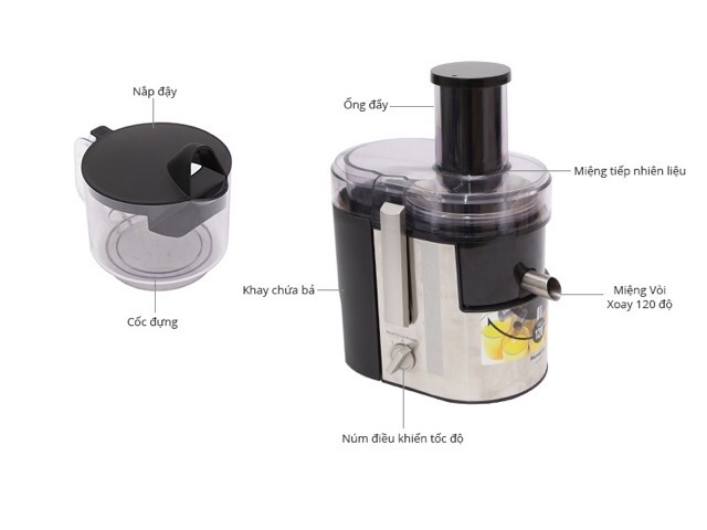 Hàng nhập khẩu -Máy ép trái cây Panasonic MJ-DJ01SRA