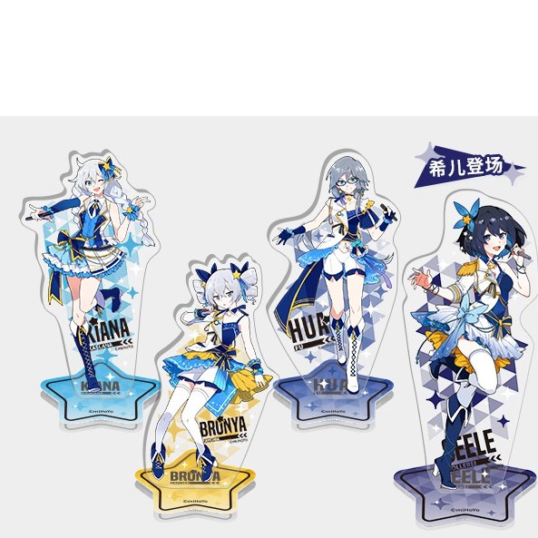 ( ORDER ) Mô hình Acrylic Standee Idol Valkyrie Honkai Impact 3 trang trí trưng bày anime chibi