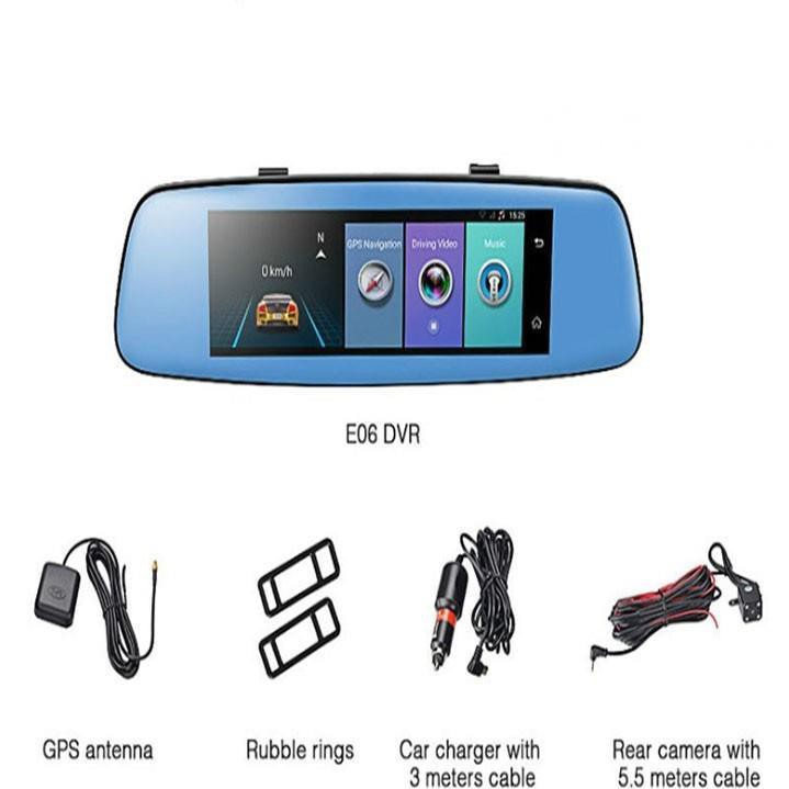 [Giảm giá]  Camera hành trình gương Android 7 inch 4G/WIFI/GPS/ADAS E06 giám sát từ xa | BigBuy360 - bigbuy360.vn