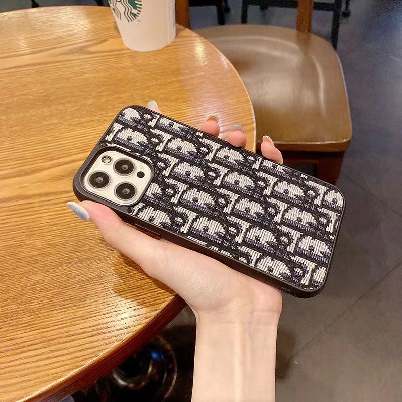 Ốp Điện Thoại Da Thêu Họa Tiết Cho iphone 14 14promax 14pro 13 pro max 13mini 12 pro max 11 x 6sp 7 8 plus xr xs max