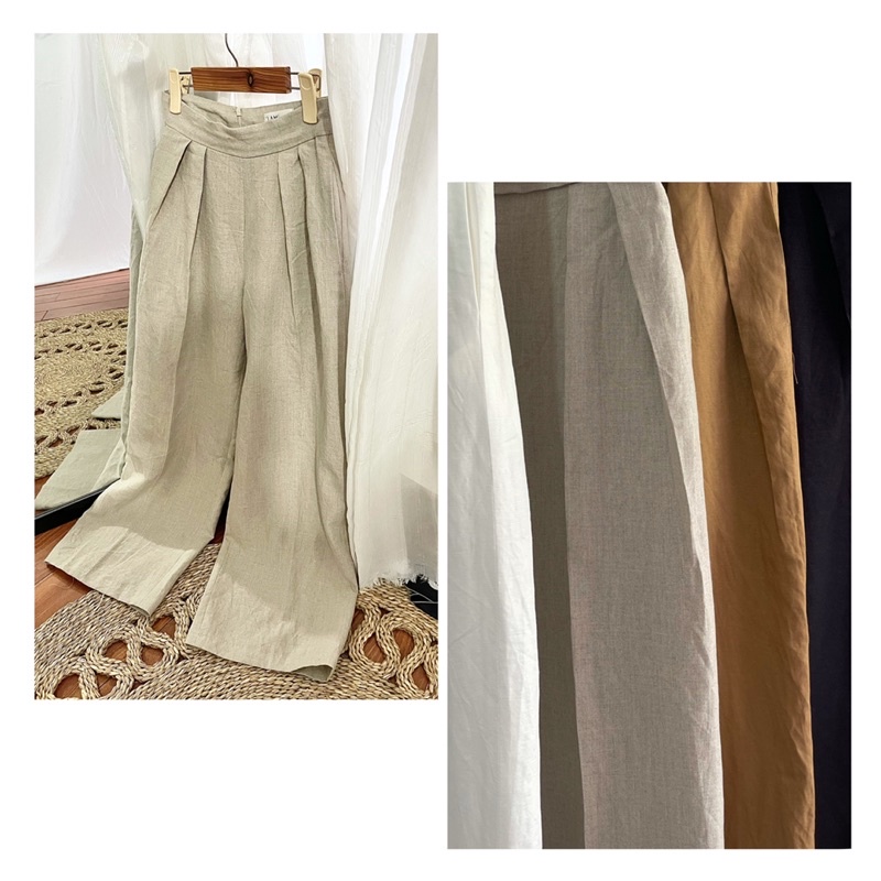 Quần dài Linen premium