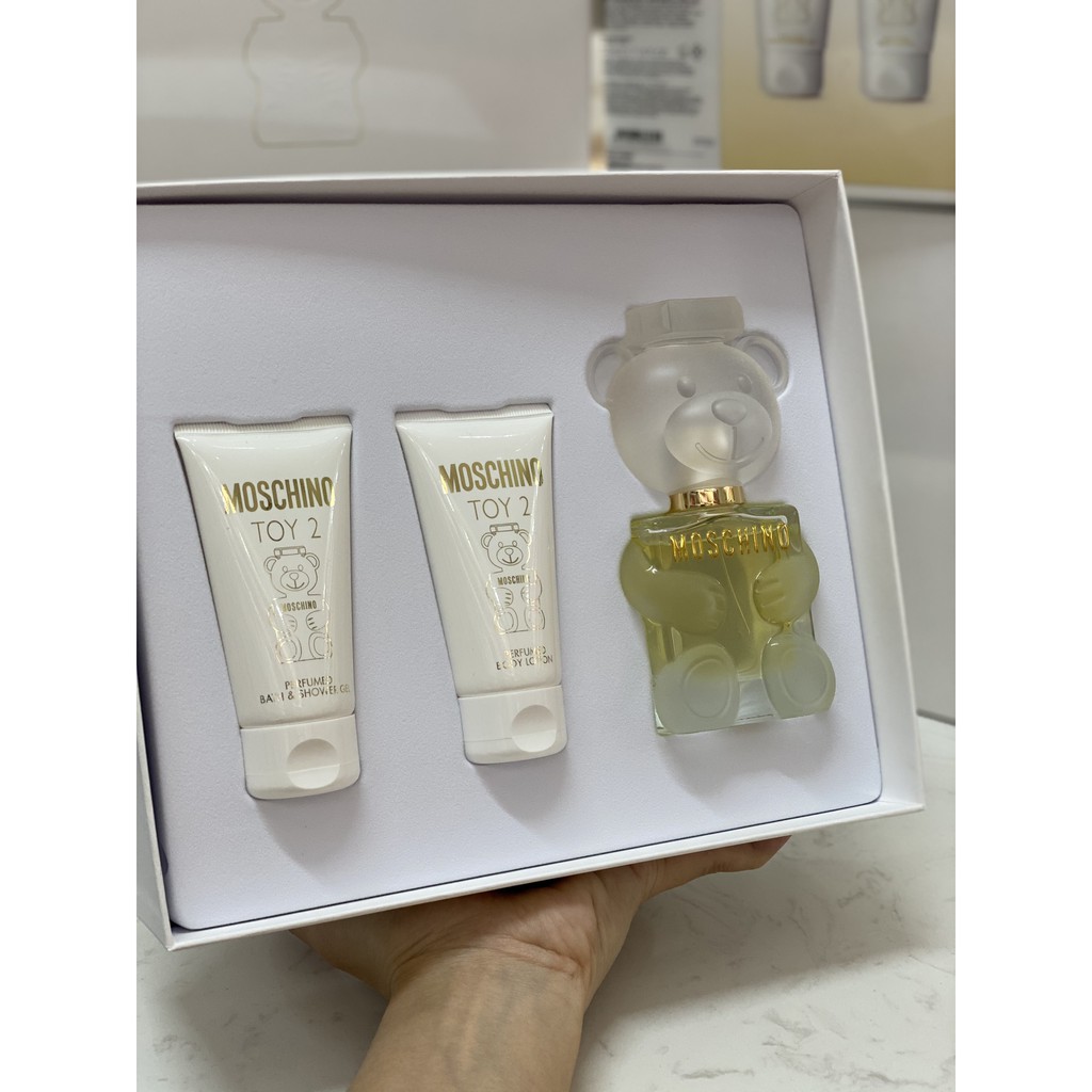 Set nước hoa Moschino Toy 2 edp 50ml - lotion 50ml - gel tắm 50ml (3 món) | Thế Giới Skin Care