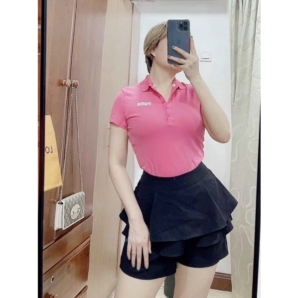 BÁN SỈ ÁO POLO PUNA CỔ BẺ 6 MÀU CHO NỮ