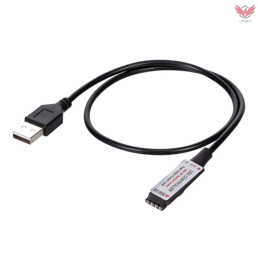 Dải Đèn Led Rgb 5v Cổng Usb 1m Điều Khiển Từ Xa Tiện Dụng Cho Màn Hình Tv / Máy Tính | BigBuy360 - bigbuy360.vn