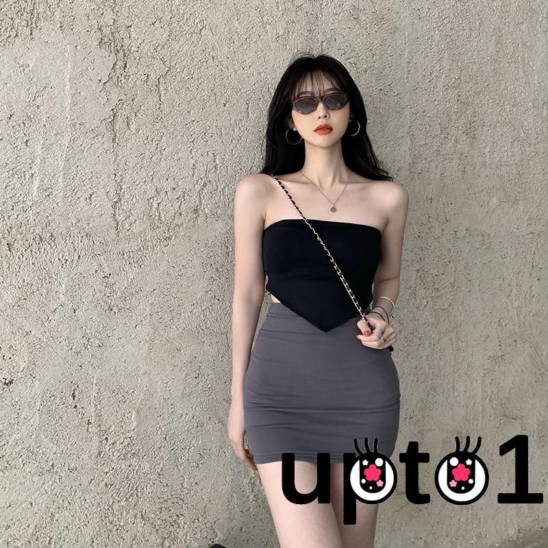 Áo Ống Cúp Ngực Màu Trơn Gợi Cảm Cho Nữ