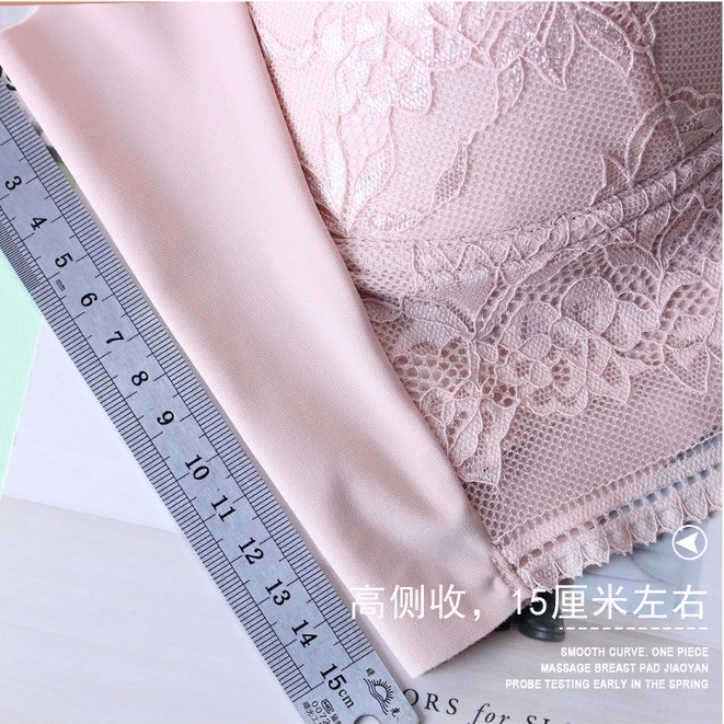 [Summer New!] Plus Áo Lót Nâng Ngực Không Gọng Phối Ren Mỏng Cỡ Lớn Thời Trang Cao Cấp Cho Nữ