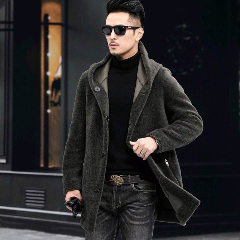 Áo khoác dạ nam cao cấp kiểu dáng phong cách QCNP2527