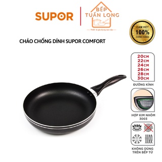 Chảo chống dính supor comfor f06a26 size 20,22,24,26,28,30cm – hàng chính hãng