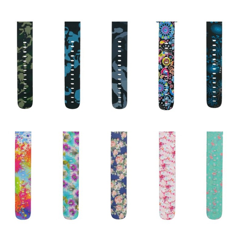 Dây Đeo Silicon Mềm Cho Đồng Hồ Thông Minh Garmin Vivoactive 3 Có 10 Màu Lựa Chọn