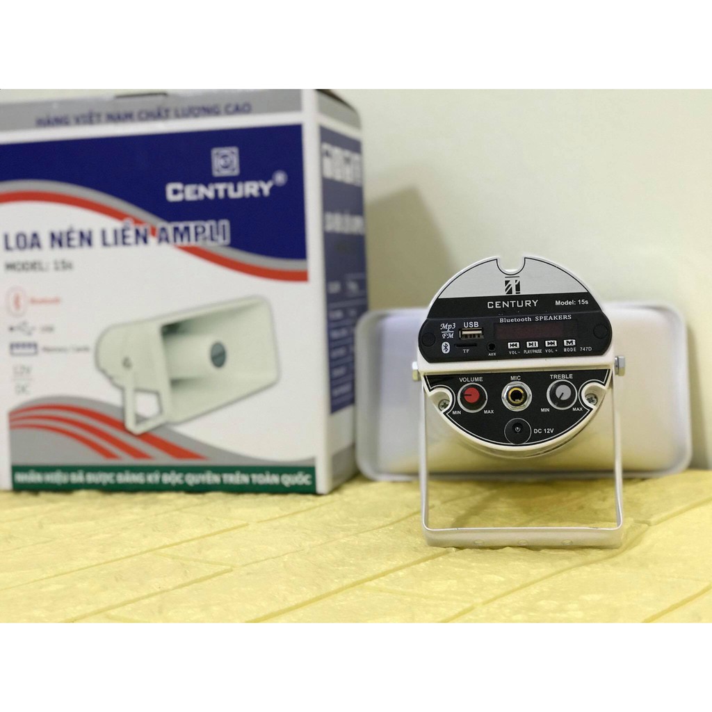Loa phóng thanh century 15w liền amply loa phóng thanh giá rẻ uy tín chất lượng