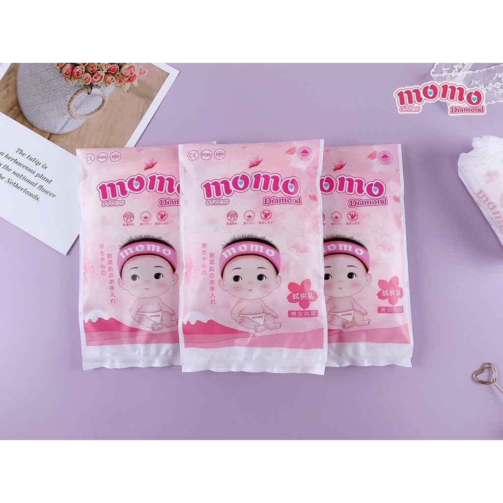 Chính hãng - Bỉm dán/quần test các hãng Momo rabit, Xuxuai, Momo diamond, Elibell, Mây ,S/1,M/1,L/1,XL/1