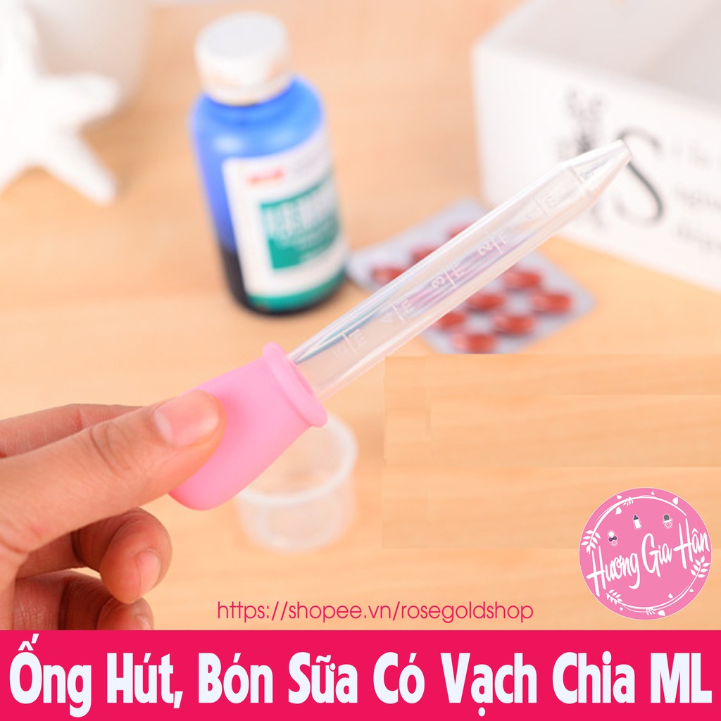 Ống Hút Bón Sữa, Thuốc Có Vạch Chia Loại 5ml