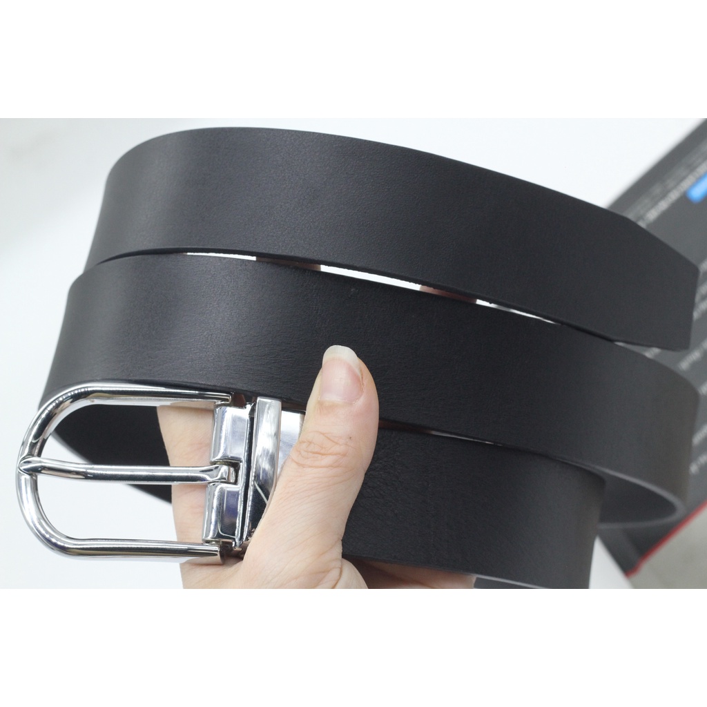 Thắt Lưng Dây Nịt Nam Da Bò Vachetta Nhập Khẩu Cao Cấp Nguyên Tấm Siêu Mềm Kèm Khóa Kim Không Gỉ, BH 12 Tháng