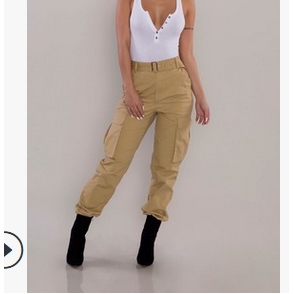 ✦LD-Womens Army Cargo Trousers Casual Pants Military Army Combat Jeans Sports Pants