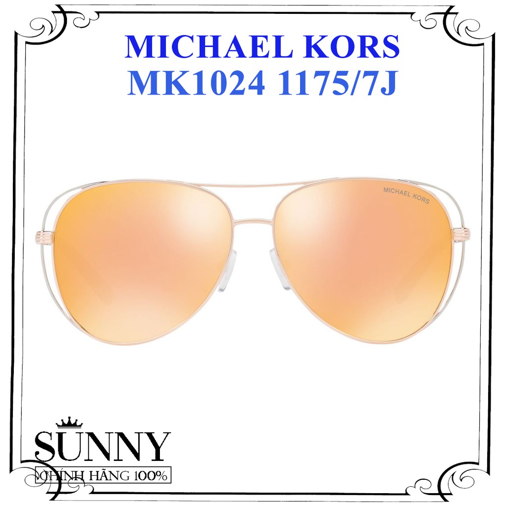 MK1024 kính mát Michael Kors chính hãng, thiết kế dễ đeo bảo vệ mắt