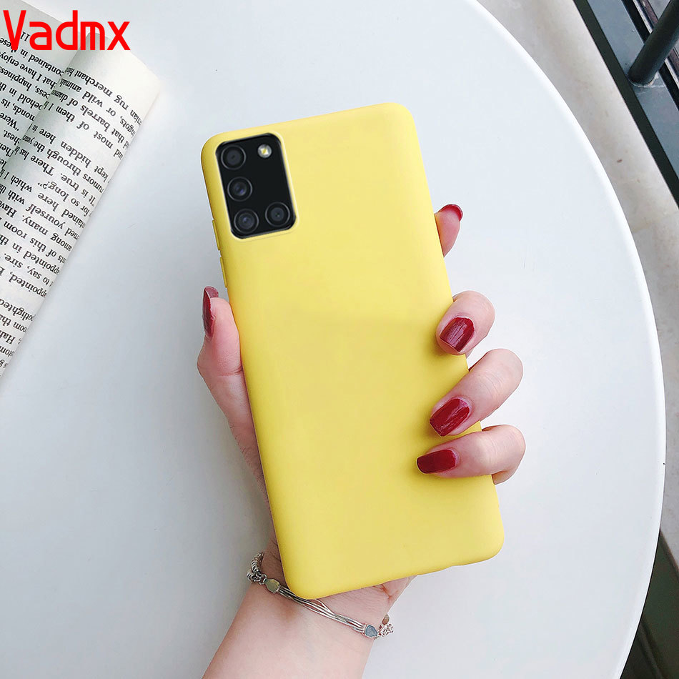 Ốp điện thoại silicon mềm chất lượng cao cho Samsung Galaxy A31 M01 M31S M30S M21 M51