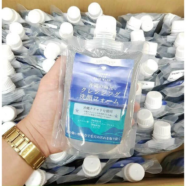 Sữa Rửa Mặt Tẩy Trang Bùn Khoáng Sạch Sâu, Se Khít Lỗ Chân Lông Shina Okinawa Nhật Bản - Tuýp 200g