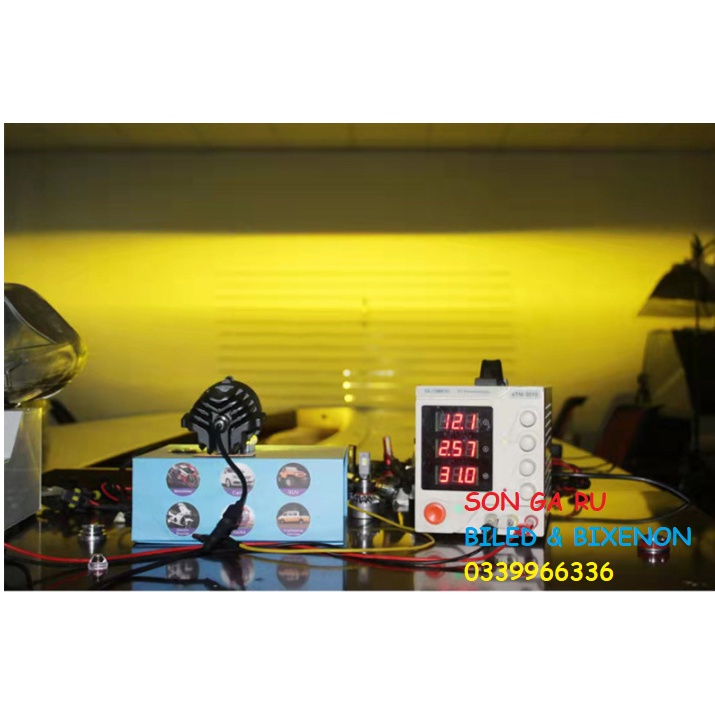 Đèn LED gầm oto trợ sáng Laser công suất 90w