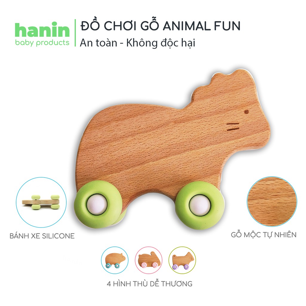 Đồ chơi gỗ Animal Fun - Sư Tử Leo - Phát triển trí thông minh và sáng tạo cho bé