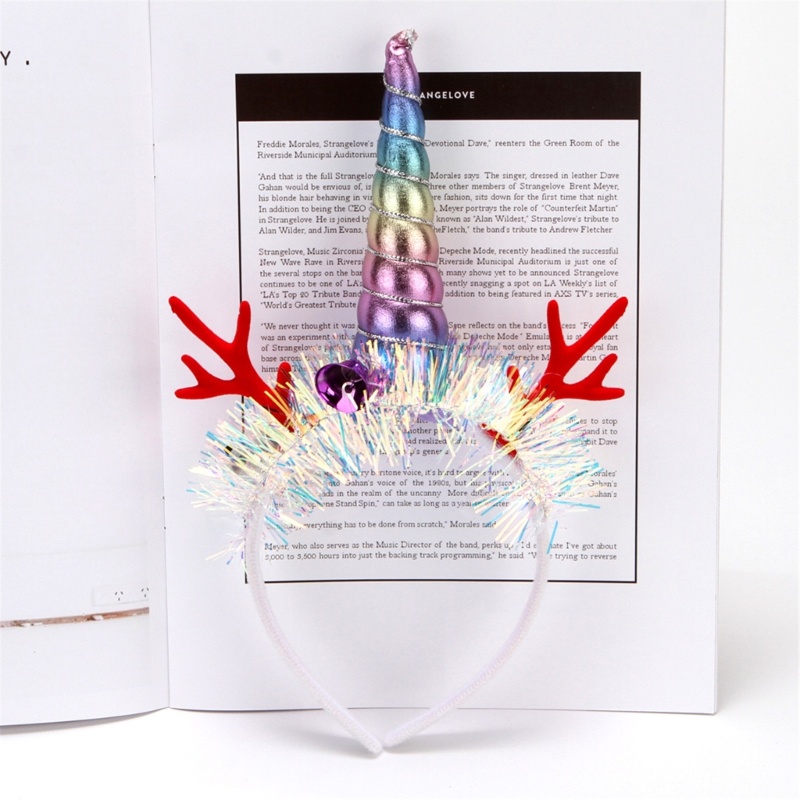 Băng Đô Cài Tóc Hình Sừng Tuần Lộc Giáng Sinh