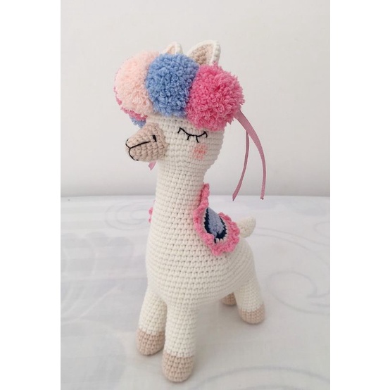 -Lạc đà bằng len-Lạc đà nhồi bông-Quà tặng cho bé- Llama amigurumi