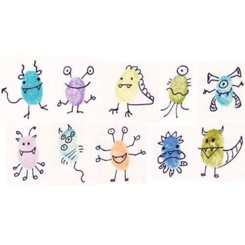 Màu Vẽ Vân Tay An Toàn Cho Bé Bộ 20 Màu Vẽ