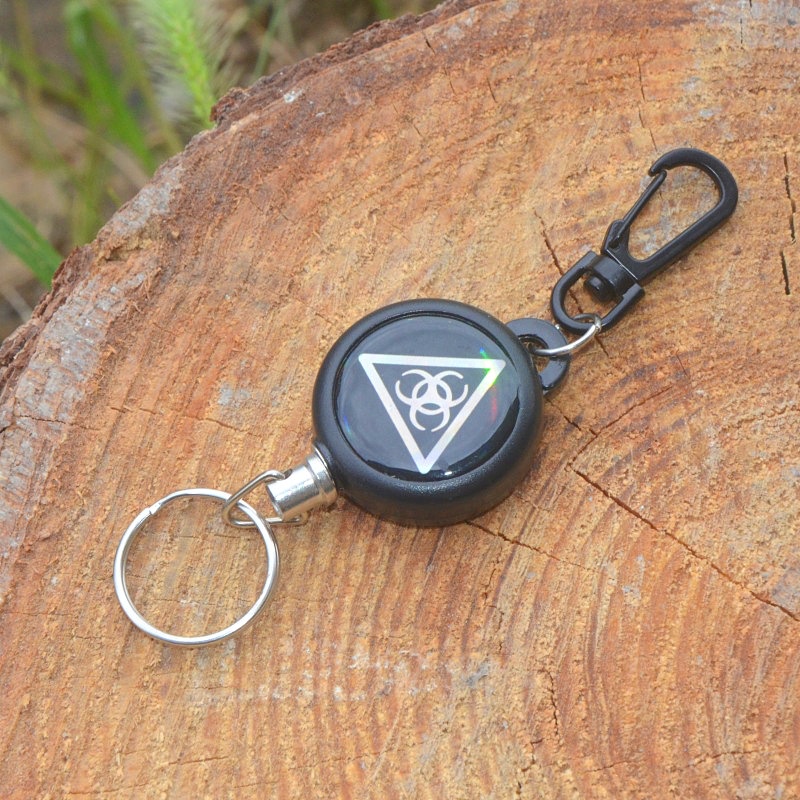 Móc Chìa Khóa Bằng Thép Chống Mất Có Thể Thu Vào Tiện Dụng