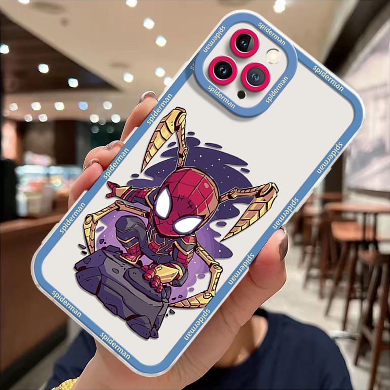 Ốp Điện Thoại Silicon TPU Mềm Trong Suốt Họa Tiết Hoạt Hình Cho IPhone 14 13 12 11 Pro MAX Mini 6S 7 8 Plus X XS XR