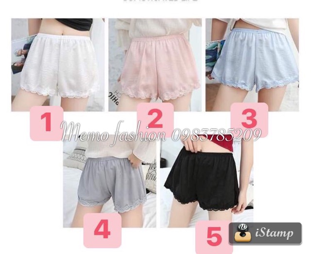 Quần đùi ren satin [có kèm video ảnh thật] | BigBuy360 - bigbuy360.vn