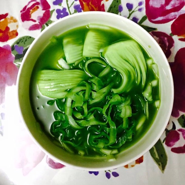 Nước cốt màu xanh lá dứa