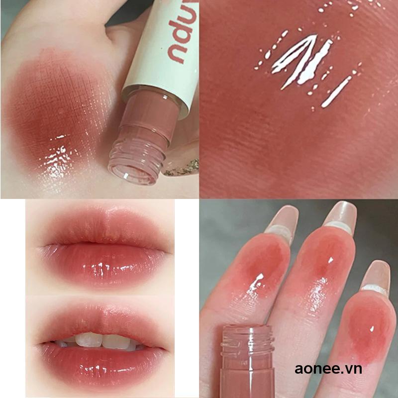 ✨✨Son kem bóng Daimanpu Cute Bear Streamer căng mọng mướt môi bền màu