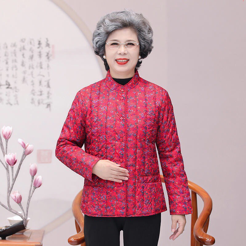 Áo khoác phao đệm bông siêu nhẹ siêu ấm cho các bà các mẹ người trung niên