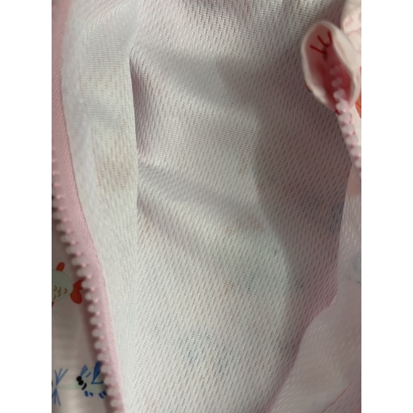 Áo Khoác Gió 2 Lớp Màu Hồng Cho Bé Gái Lót Lưới Hình Chú Mèo Dễ Thương