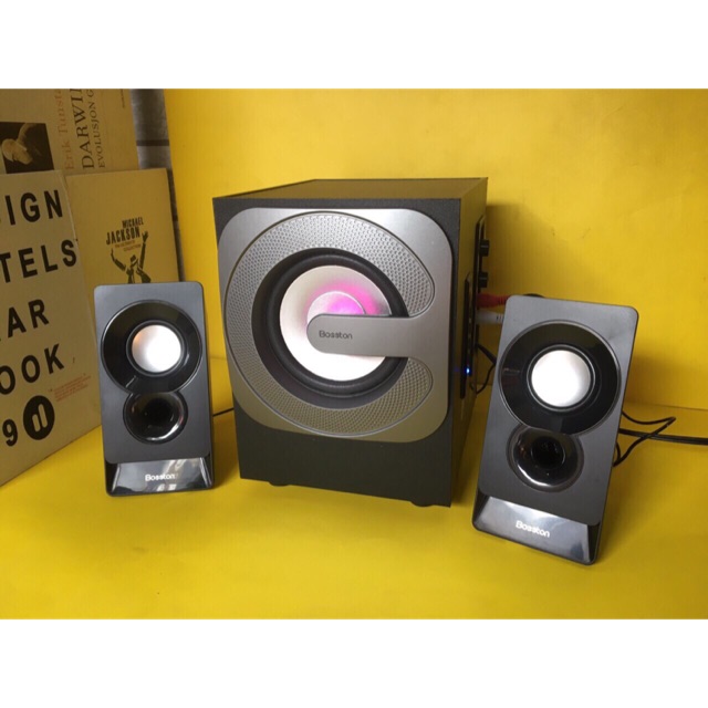 [Mã 1511ELSALE hoàn 7% đơn 300K] Loa vi tính 2.1 Bosston T3600-TB Led RGB