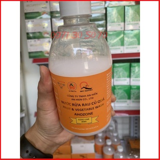 Nước rửa rau củ quả thực phẩm ahozone quy nguyên phân phối chai 500ml - nmol