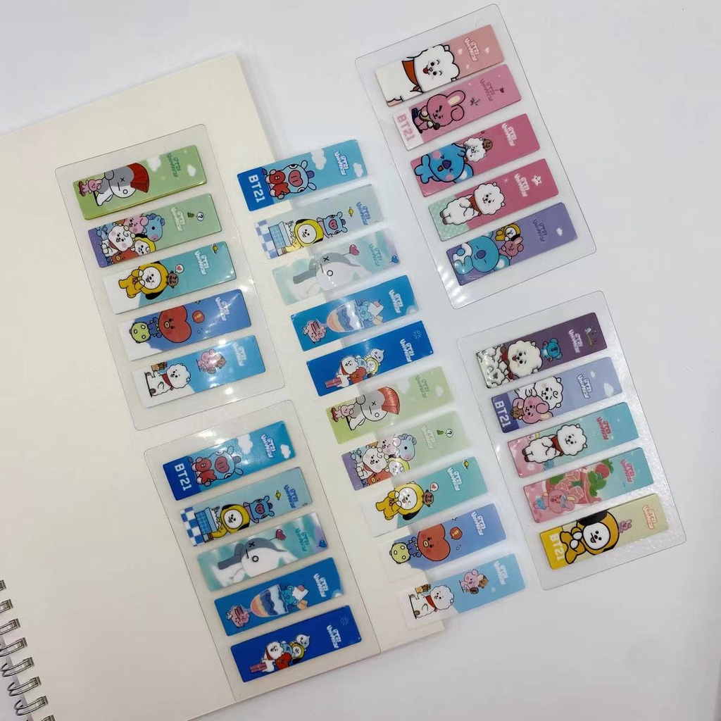 Set 100 Giấy Ghi Chú Họa Tiết Dễ Thương Dành Cho Học Sinh