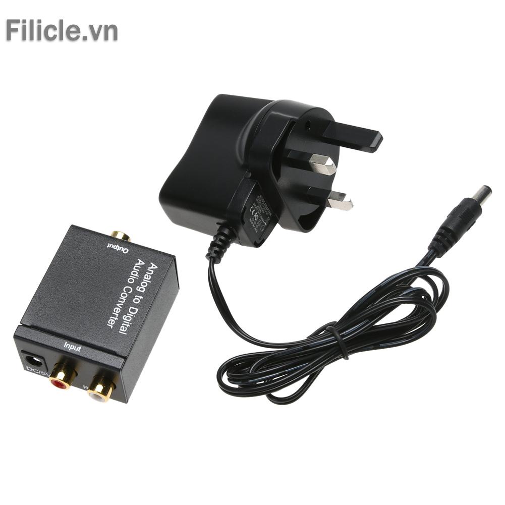 Bộ Chuyển Đổi Âm Thanh Analog L/R Sang SPDIF Coaxial Coax RCA Và Quang Học