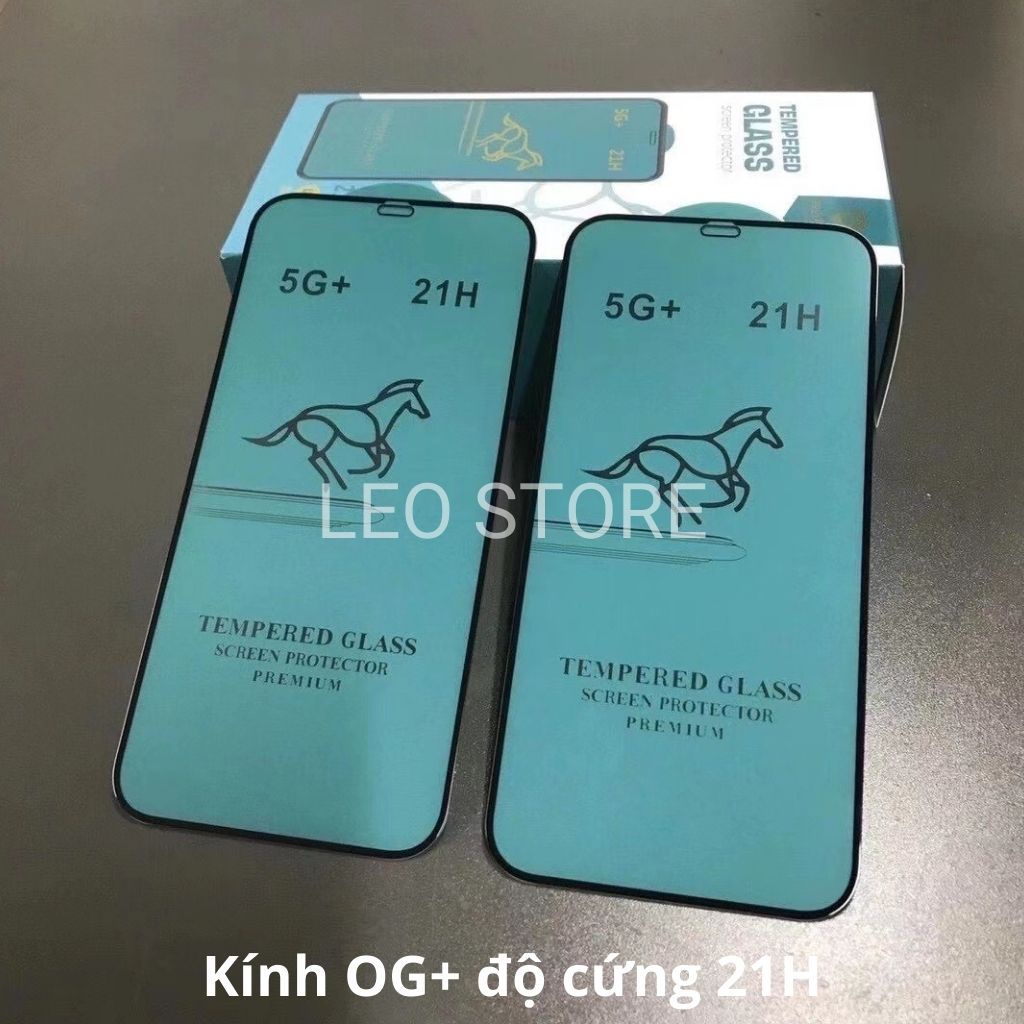 Kính cường lực iphone 5 / 5s / 6 / 6s /6 / 7 / 8 / 7+ 8+ Full màn hình màn trong suốt chống xước độ bền cao tặng bộ dán