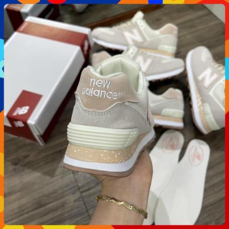 GIÀY NEW BALANCE 574 HỒNG XÁM FULL PHỤ KIỆN , GIẦY NB NEW CRT 300, NEW 574 XỊN ✂