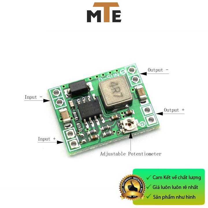 Mạch nguồn hạ áp mini 3A BUCK DC MP1584 - Module nguồn có điều chỉnh điện áp