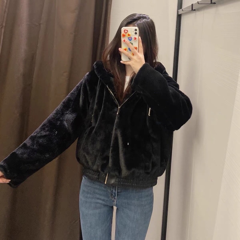 ÁO KHOÁC LÔNG ZARA AUTH TUỒN CỰC ĐẸP