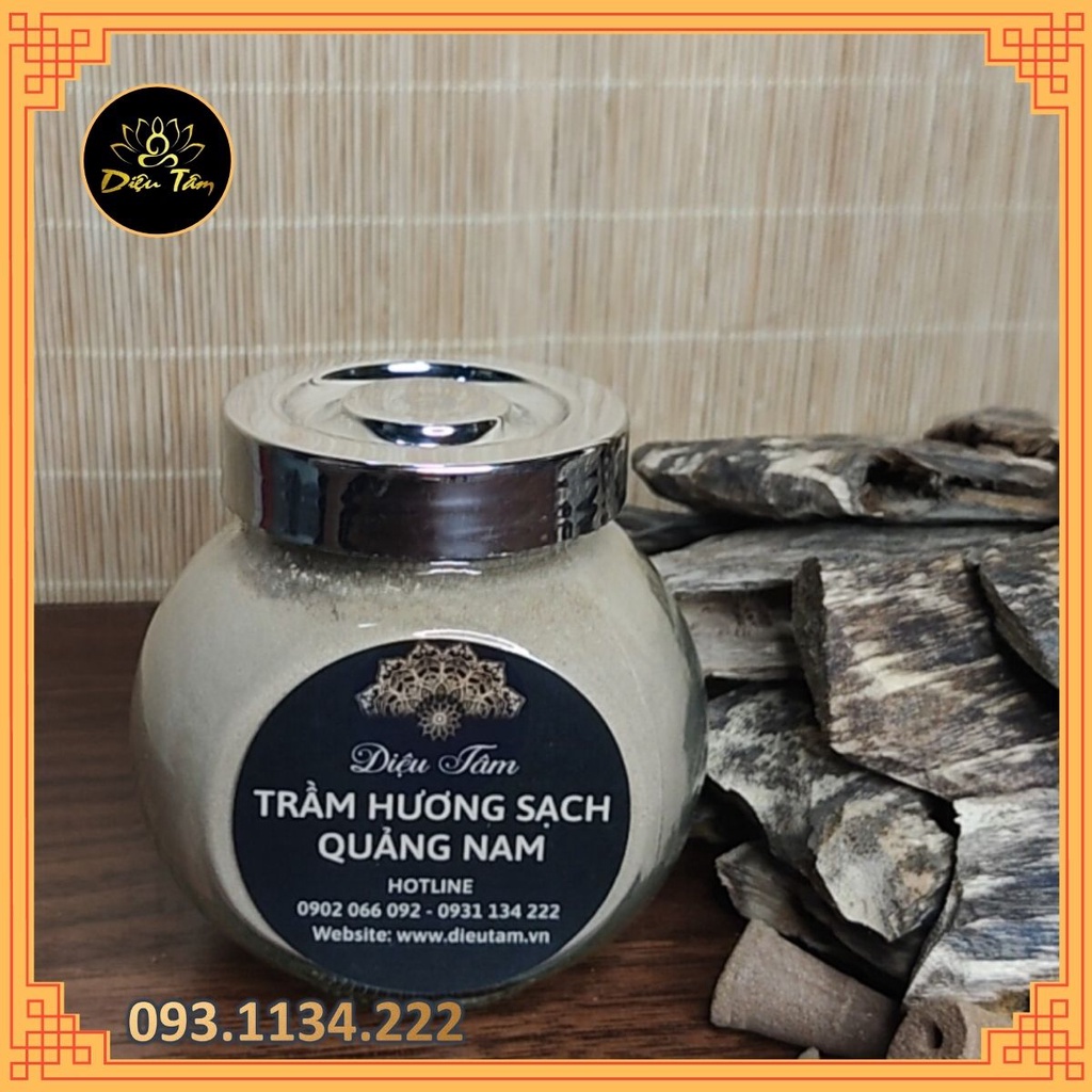 Trầm hương cao cấp Quảng Nam dạng bột 100g