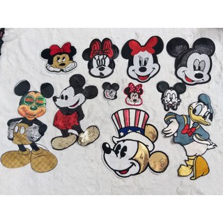 Hình may và hình ủi nhiệt trang trí.