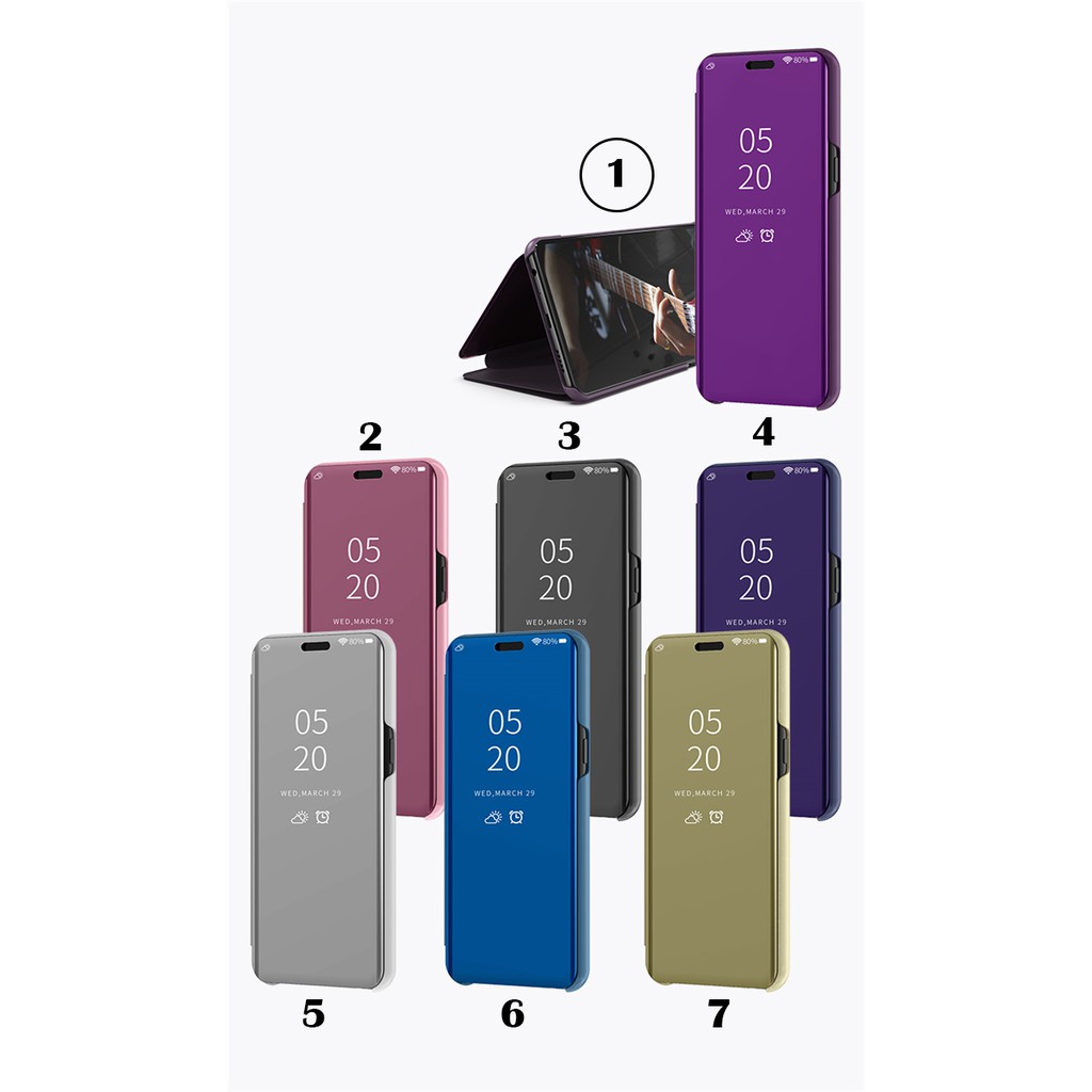 Bao da tráng gương cho Samsung Galaxy S8 S8 Plus S9 S9 Plus S10 S10 Plus | BigBuy360 - bigbuy360.vn