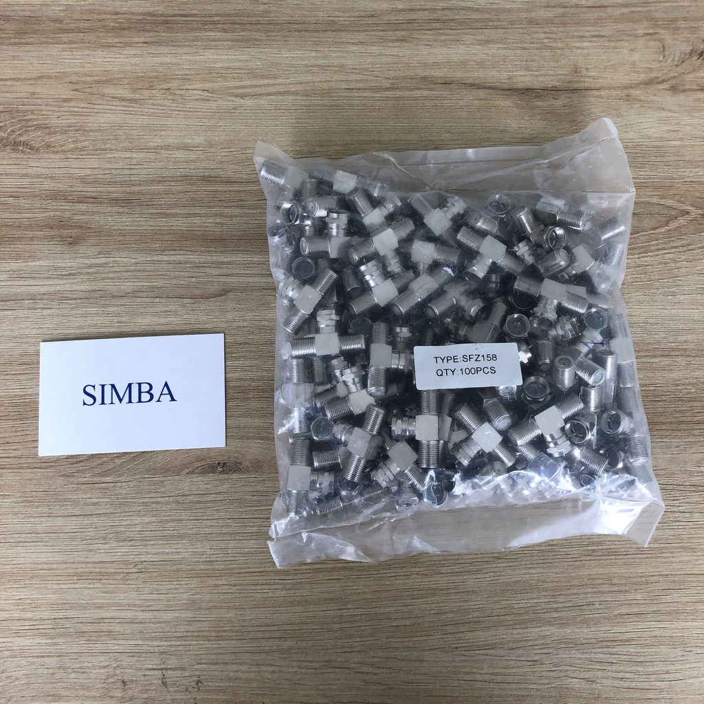 2 cái rắc giắc chi cáp tivi truyền hình không dùng bộ chia SFZ158, Hãng ZG, hàng chính hãng loại tốt