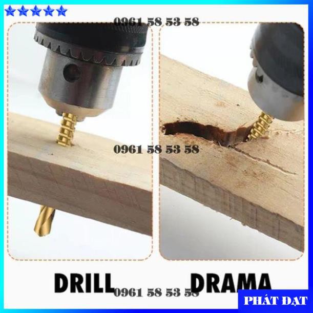 Bộ 6 Mũi Khoan Răng Cưa Khoét Lỗ Gỗ Đa Năng DrillPro (DCG)