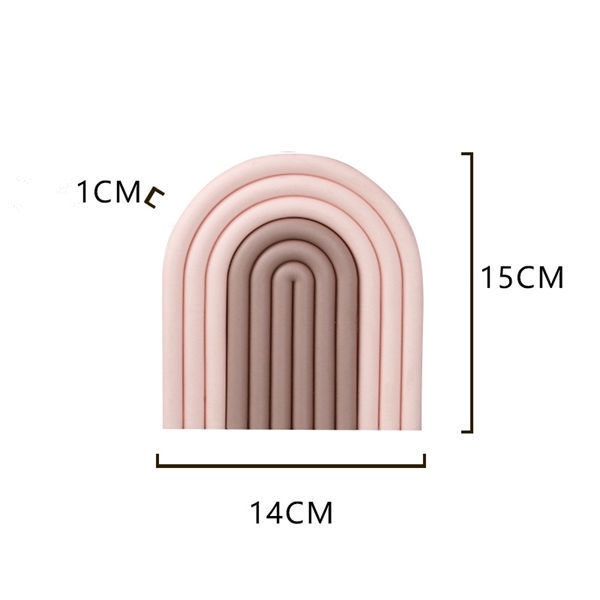 Tấm Lót Bàn Ăn Bằng Silicon Cách Nhiệt Chống Bỏng Họa Tiết Hoạt Hình