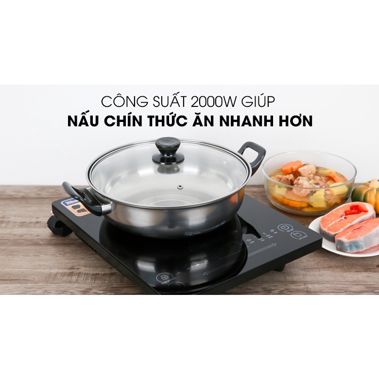 Bếp Từ BlueStone ICB 6619 Công Suất 2000W Đa Năng Chế Độ, Bảo Hành Chính Hãng 2 Năm